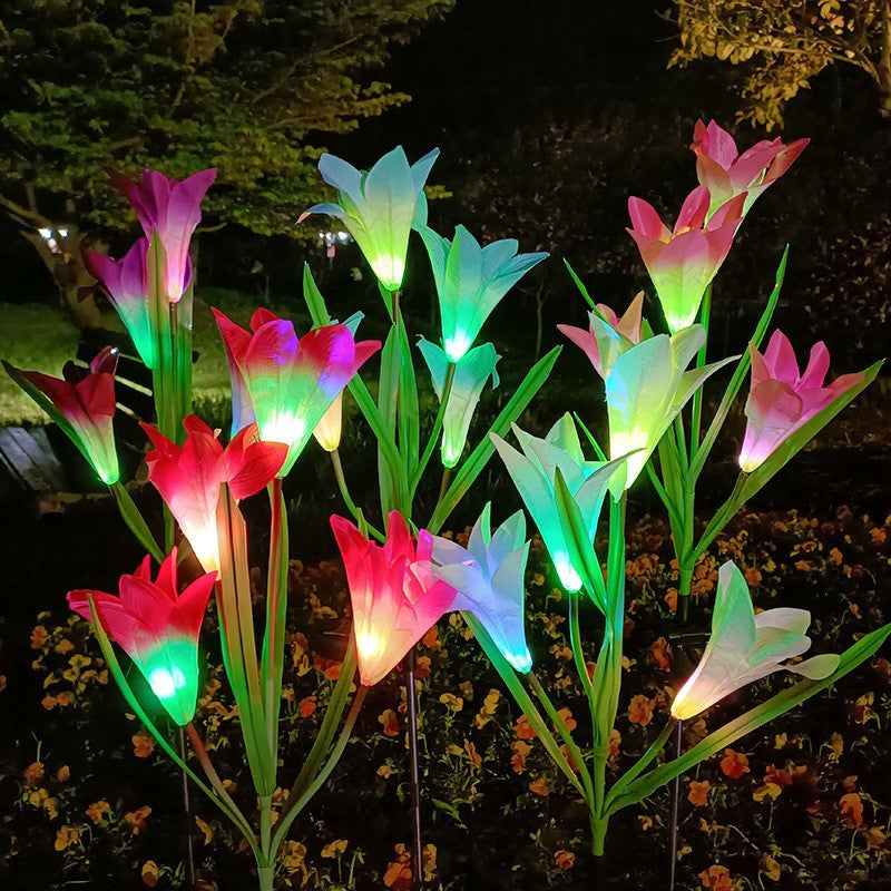 Solar LED Hydrangea Garden Light