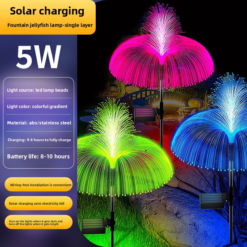 Solar LED Hydrangea Garden Light
