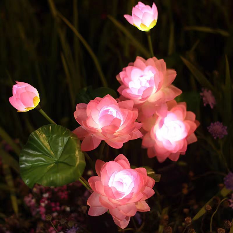 Solar LED Hydrangea Garden Light