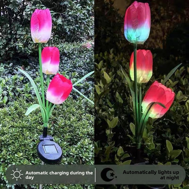 Solar LED Hydrangea Garden Light