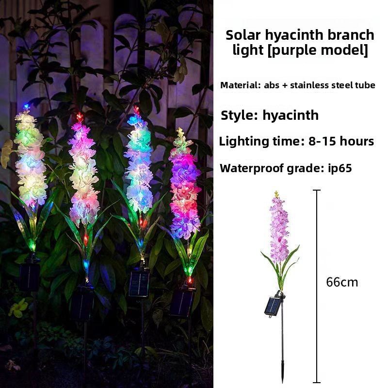 Solar LED Hydrangea Garden Light