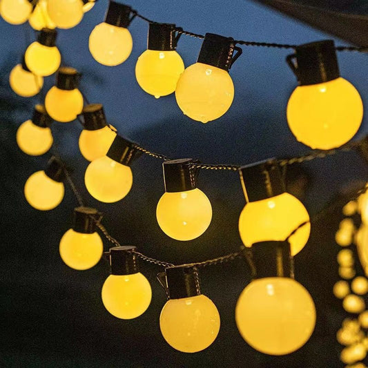 Solar LED Light String Outdoor Waterproof Decorative Camping Lights