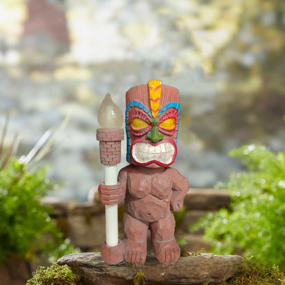Solar Mayan Smiling Totem Garden Decoration