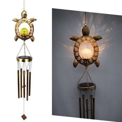 Solar Moon Wind Chime Lamp