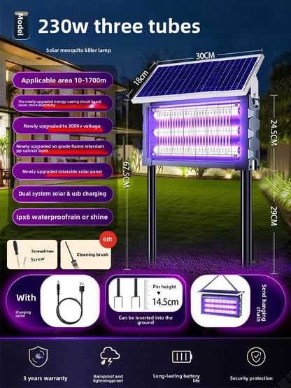 Solar Mosquito Killer Lamp