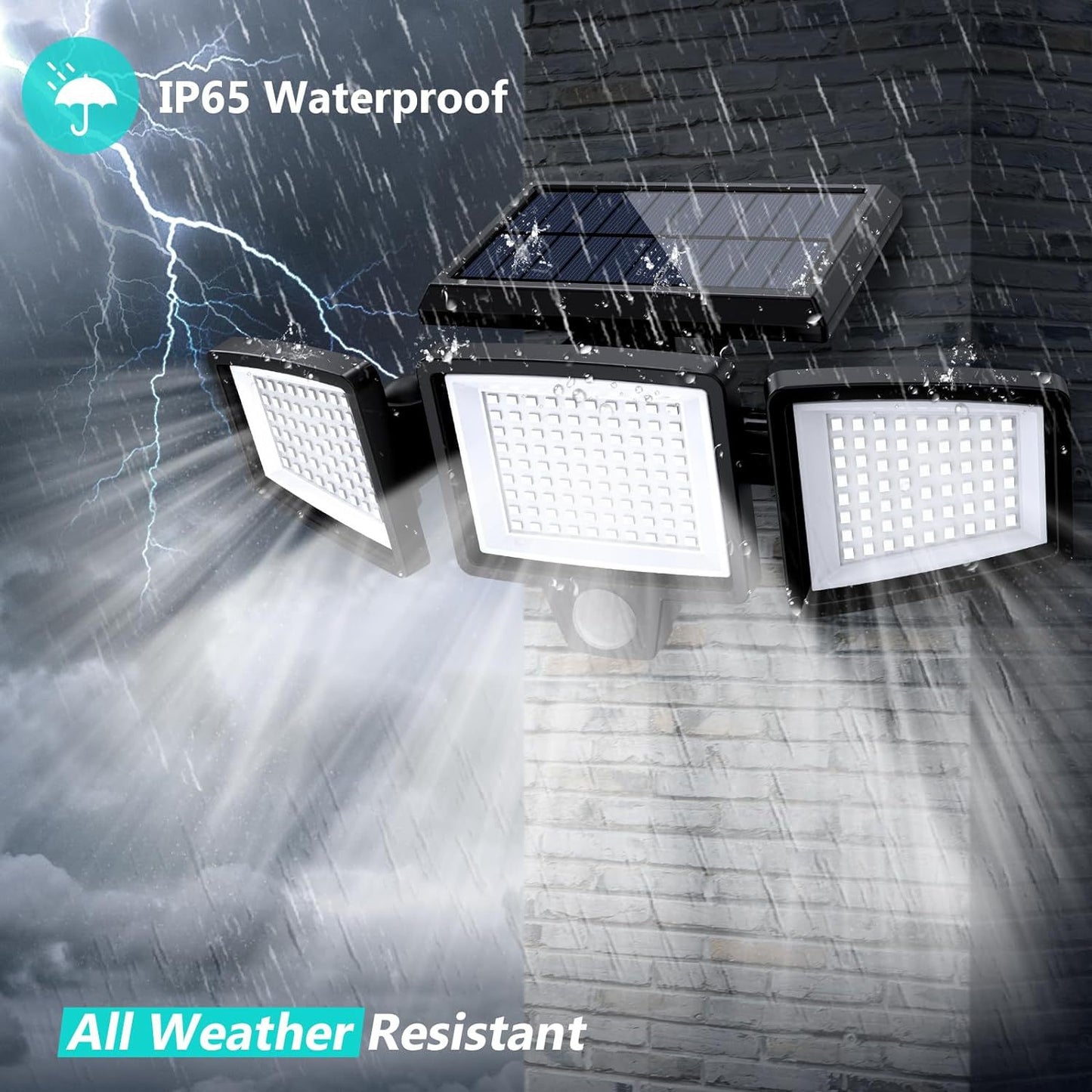 Solar Motion Sensor Wall Light
