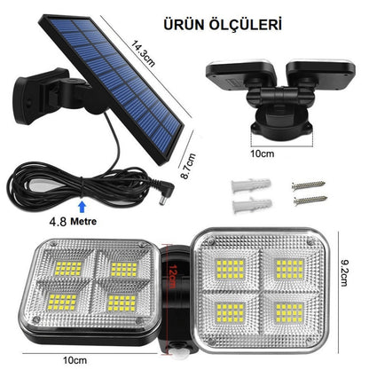 Solar Motion Sensor Wall Light