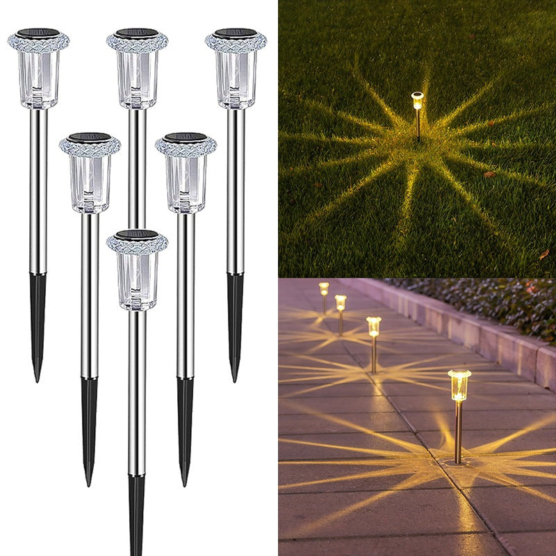 Solar Outdoor Ground Lights Waterproof LED Garden Lawn Decoration Lamp