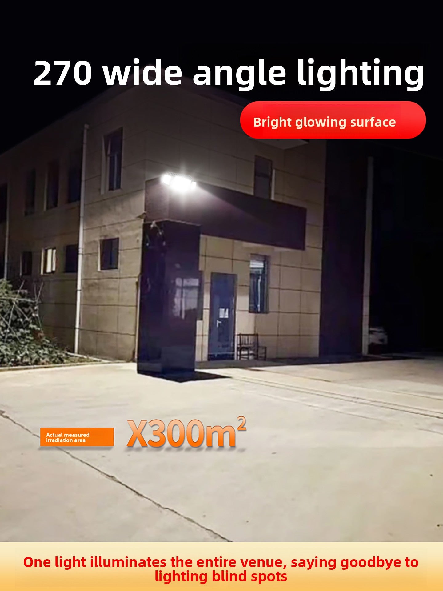Solar Outdoor LED Garden Light with Motion Sensor