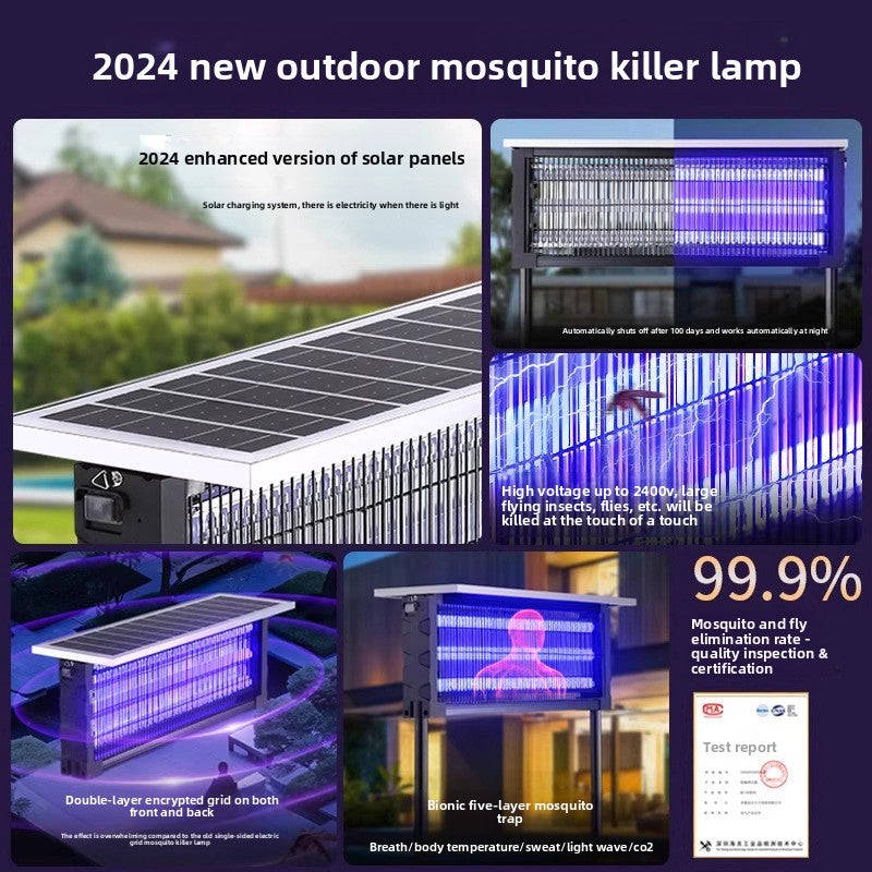 Solar Outdoor Mosquito Killer Lamp