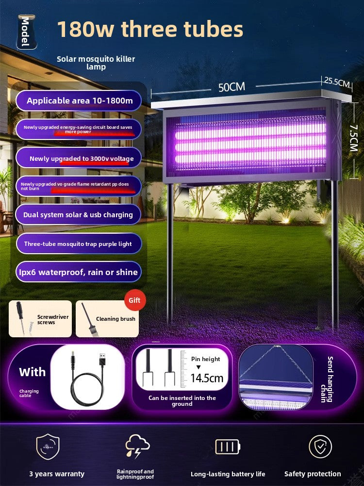 Solar Outdoor Mosquito Killer Lamp