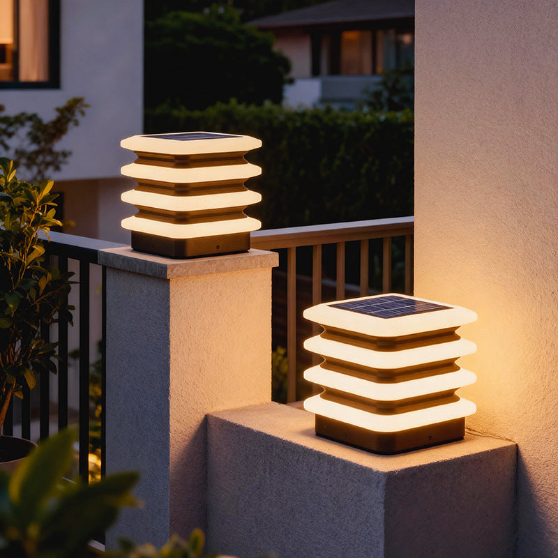 Solar Outdoor Pillar Lamp