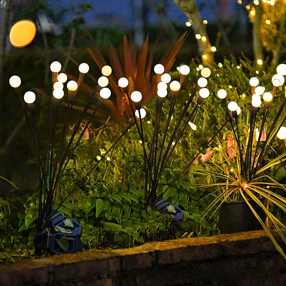 Solar Outdoor Waterproof Firefly Garden Light with LED