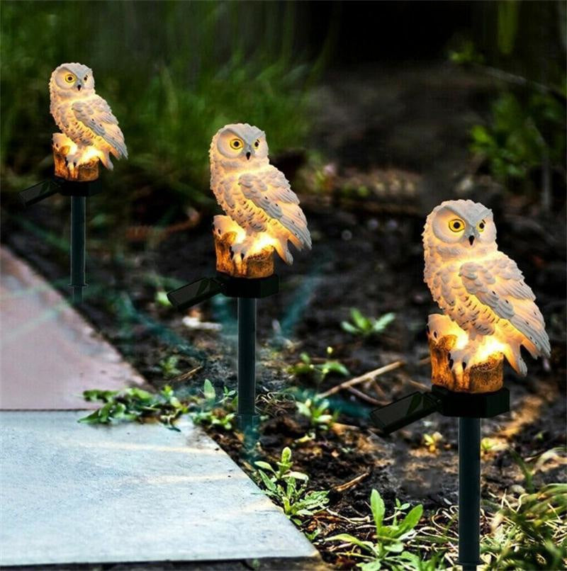 Solar Owl Garden Light