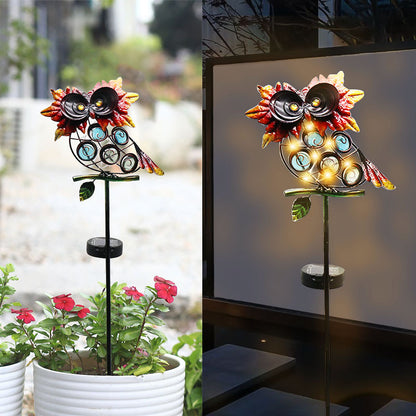 Solar Panel Iron Art Lawn Lamp