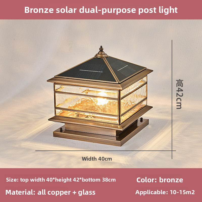 Solar Pillar Lights
