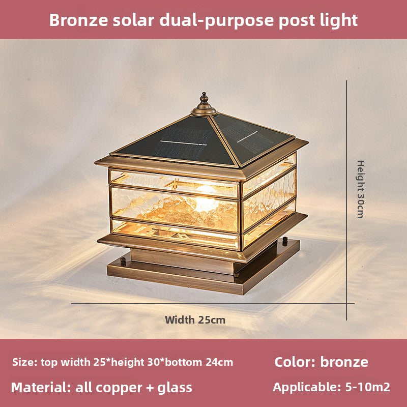 Solar Pillar Lights