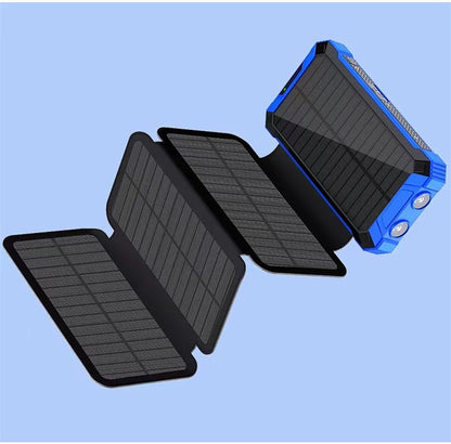 Solar Power Bank 20000mAh Wireless Charging