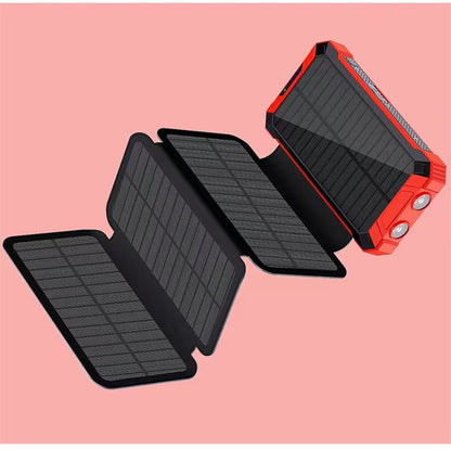 Solar Power Bank 20000mAh Wireless Charging