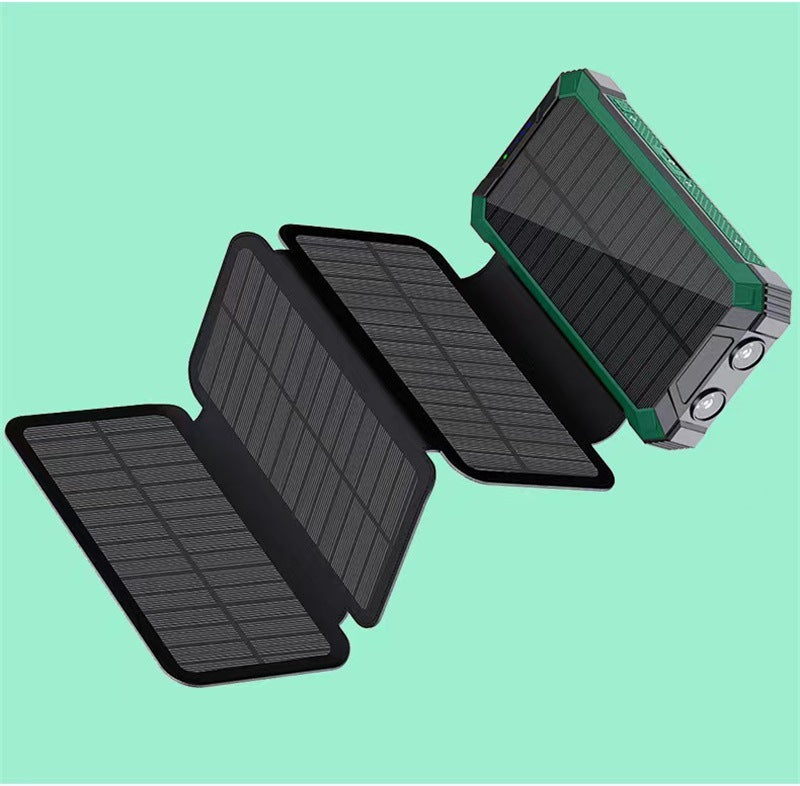 Solar Power Bank 20000mAh Wireless Charging