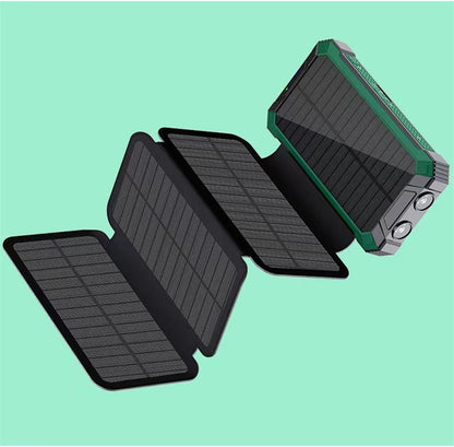 Solar Power Bank 20000mAh Wireless Charging