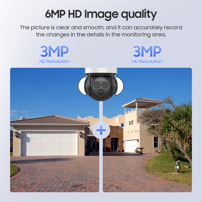 Solar Powered 4G Wireless Binocular Zoom Camera