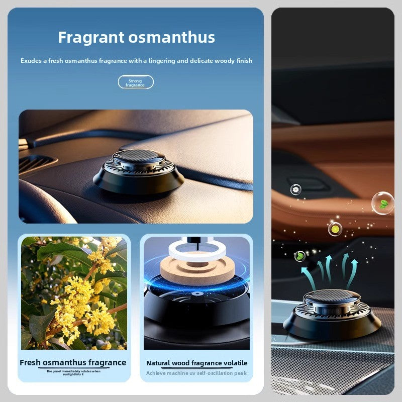 Solar Powered Automatic Rotating Car Air Freshener