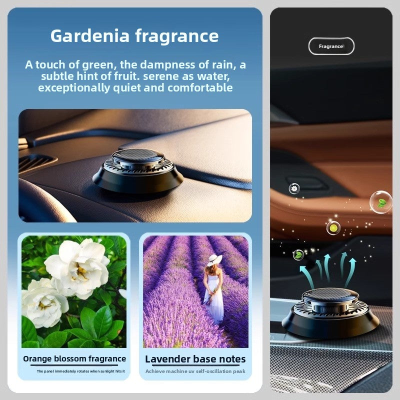 Solar Powered Automatic Rotating Car Air Freshener