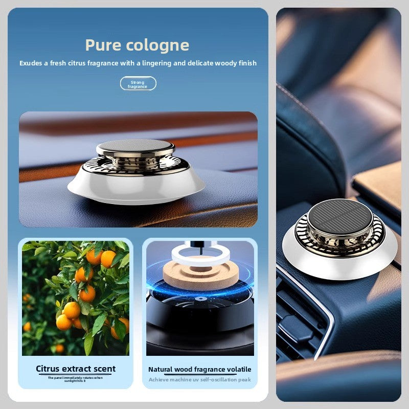 Solar Powered Automatic Rotating Car Air Freshener