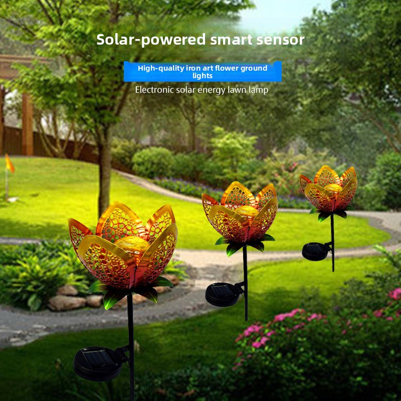 Solar Powered Butterfly Garden Light