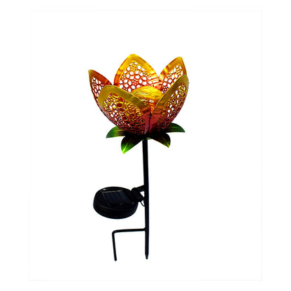 Solar Powered Butterfly Garden Light