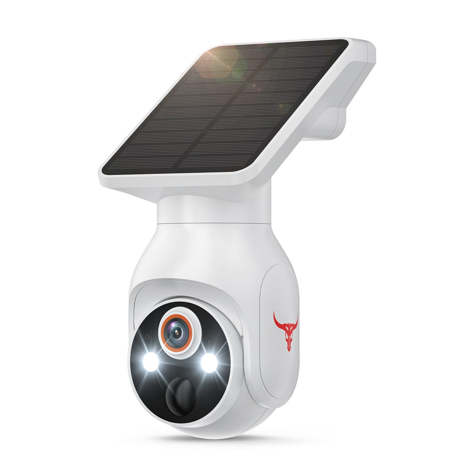 Solar-powered camera monitor