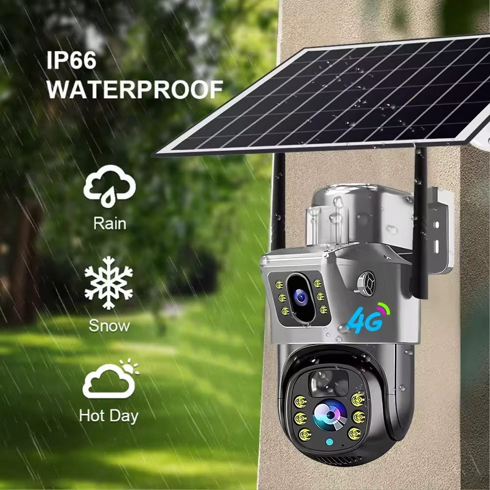 Solar-powered camera