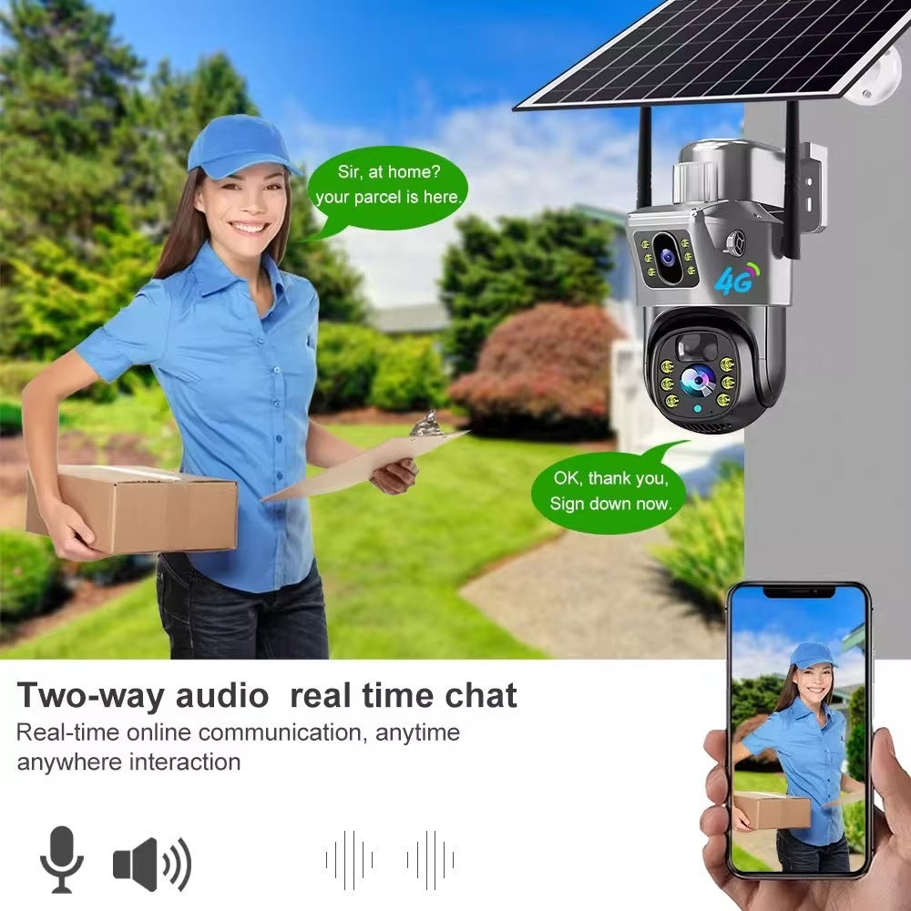 Solar-powered camera