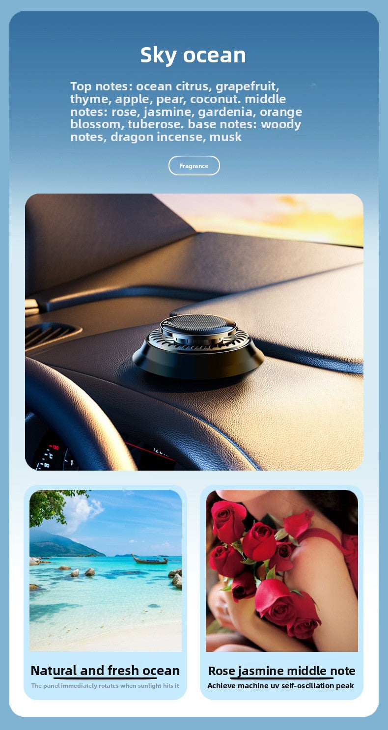 Solar Powered Car Fragrance Spinner