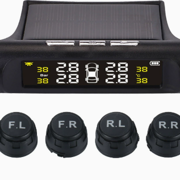 Solar Powered Car Tire Pressure Monitoring System