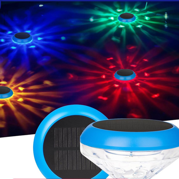 Solar Powered Colorful Floating Pool Light
