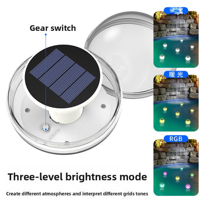 Solar Powered Colorful Floating Pool Light