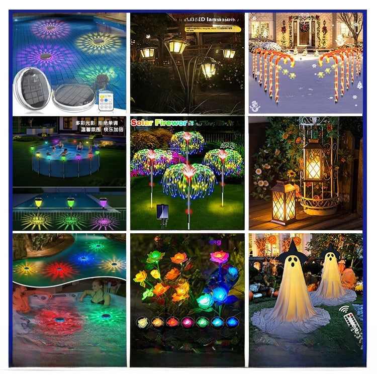 Solar Powered Colorful Floating Pool Light