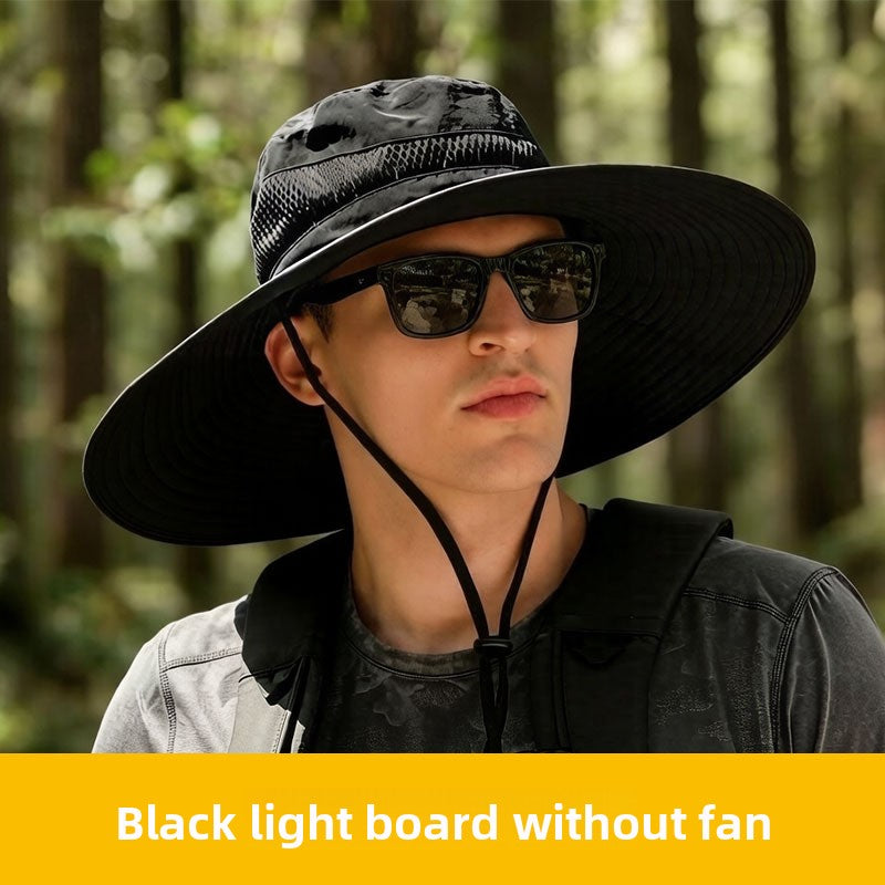 Solar Powered Cooling Fan Hat