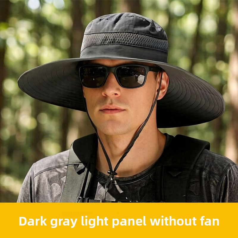 Solar Powered Cooling Fan Hat