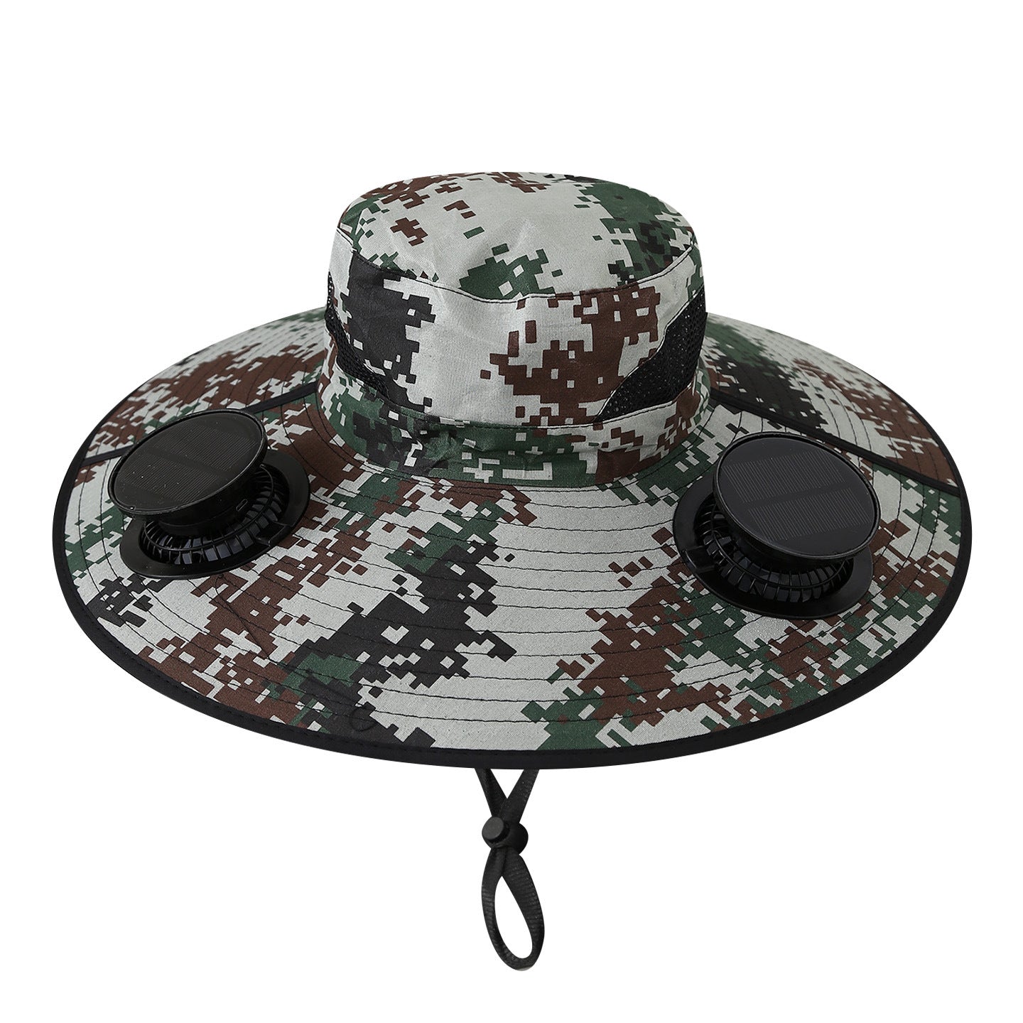 Solar Powered Cooling Hat with Adjustable Fan