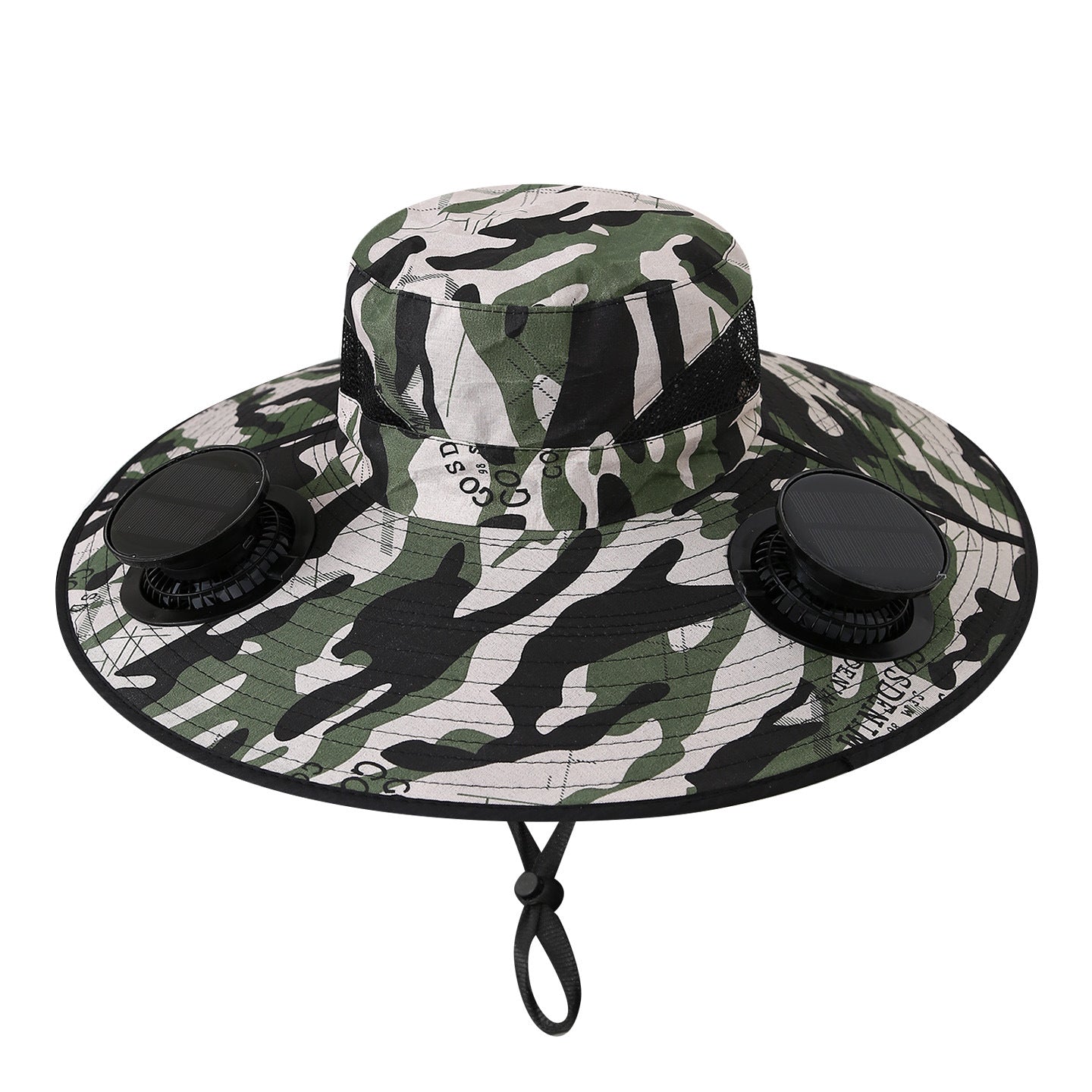Solar Powered Cooling Hat with Adjustable Fan