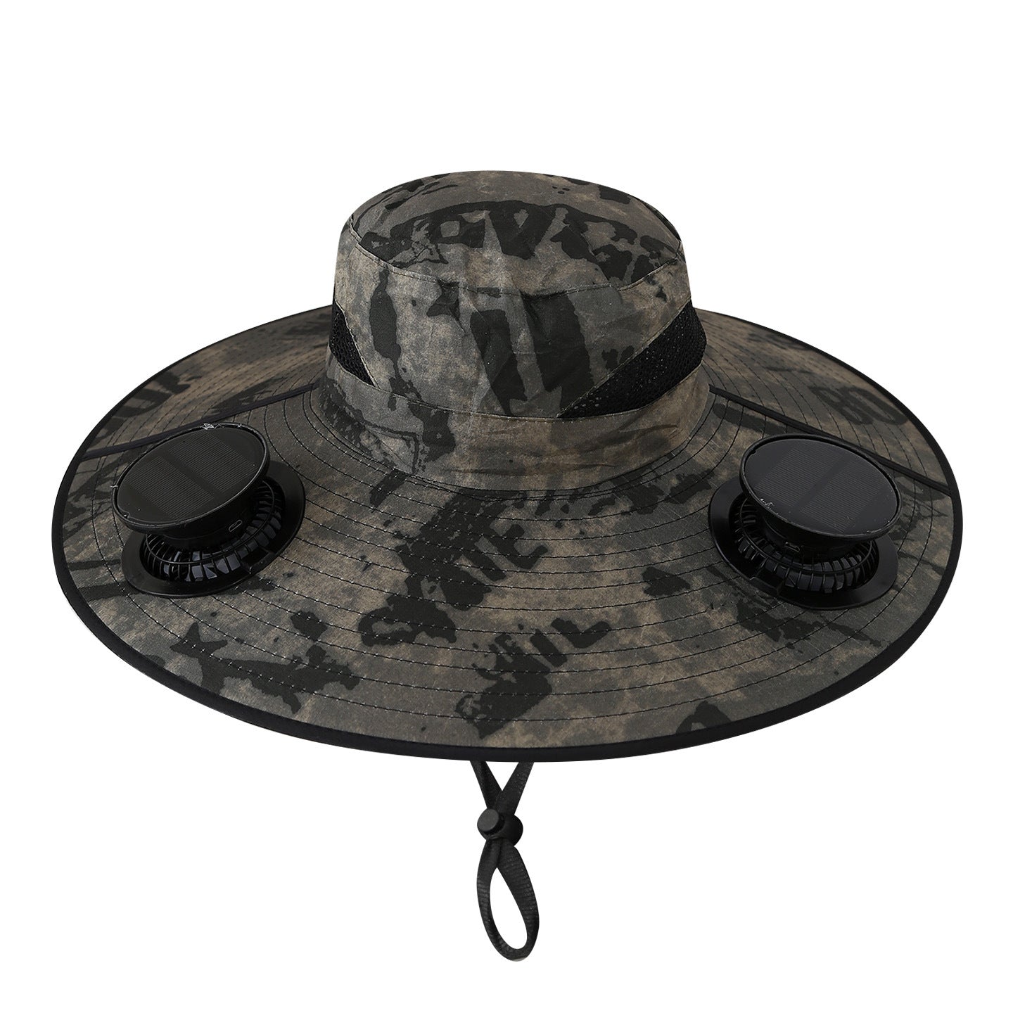 Solar Powered Cooling Hat with Adjustable Fan