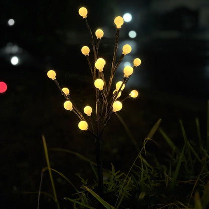 Solar Powered Decorative Garden Lamp with Flower Designs