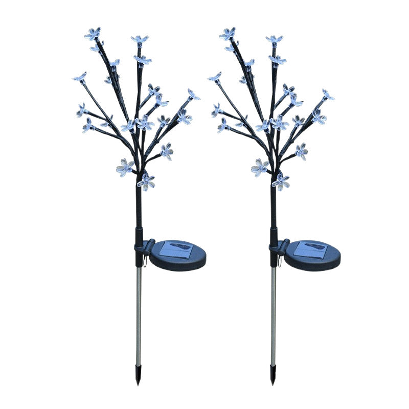 Solar Powered Decorative Garden Lamp with Flower Designs