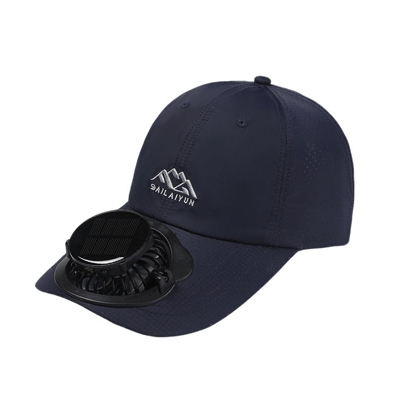 Solar Powered Digital Display Cooling Cap