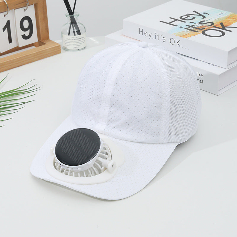 Solar Powered Digital Display Cooling Cap