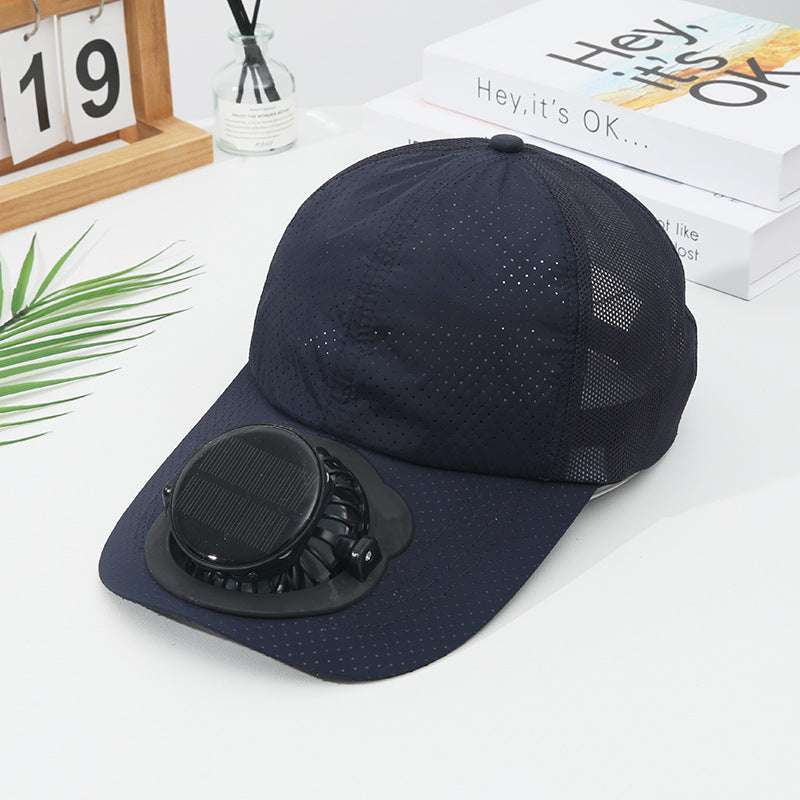Solar Powered Digital Display Cooling Cap