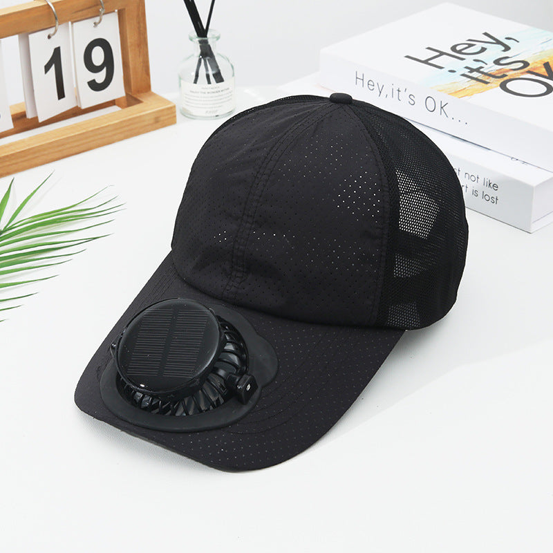 Solar Powered Digital Display Cooling Cap